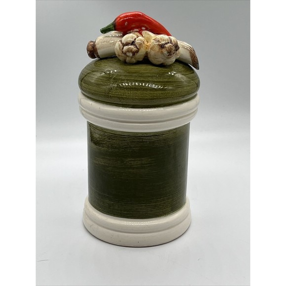 Vintage 6-1/2” ARNART Garden Harvest Salt  Shaker Hand-painted Japan - Picture 6 of 10